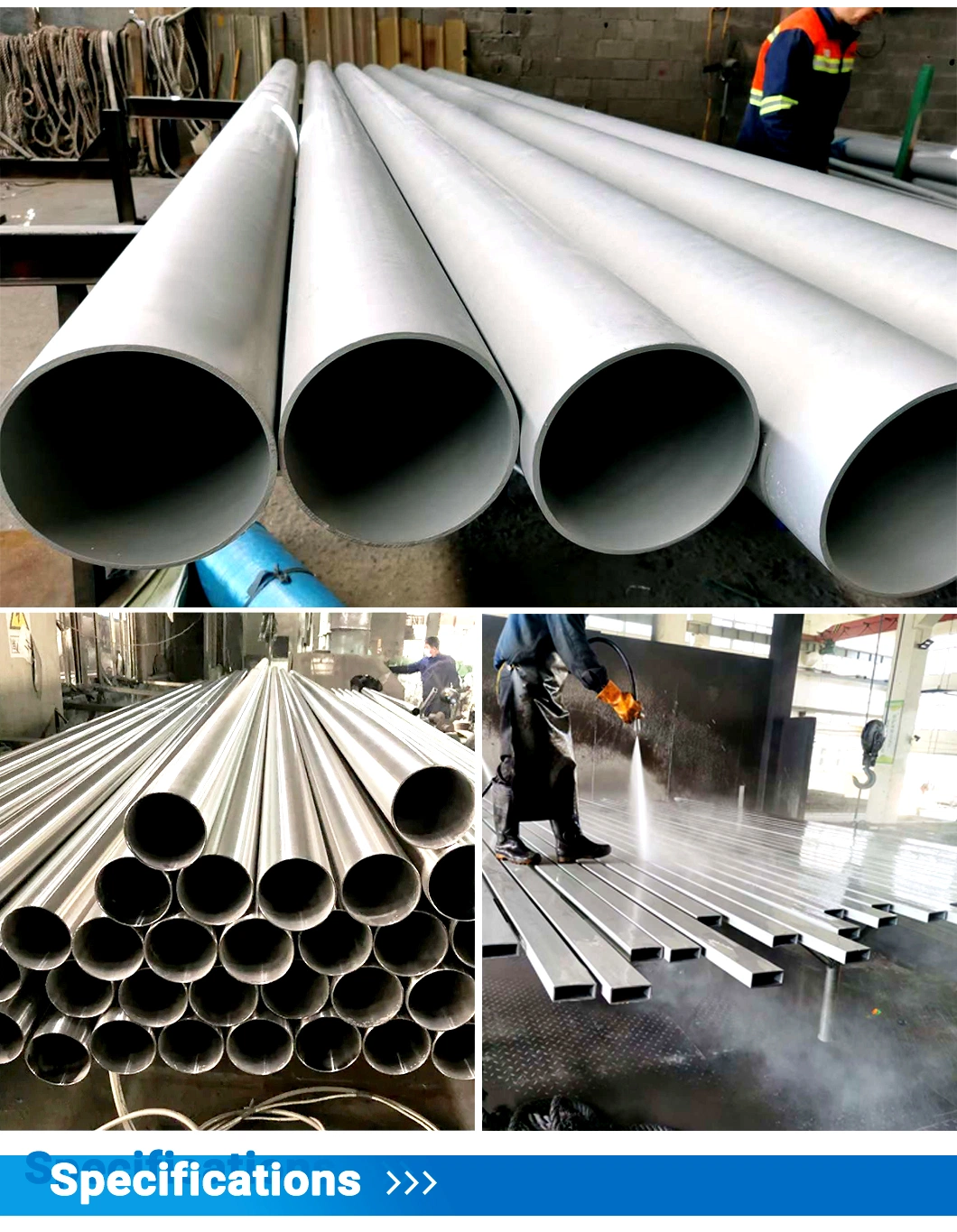 Tube Bar Stainless Steel Pipe 304 for Car Press Fittings for Stainless Steel Pipe 316 Stainless Steel