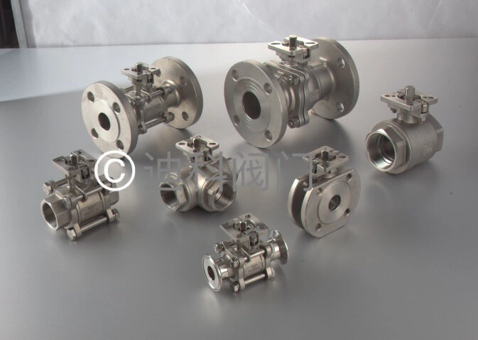 Stainless Steel Press Ball Valve with Butterfly Handle
