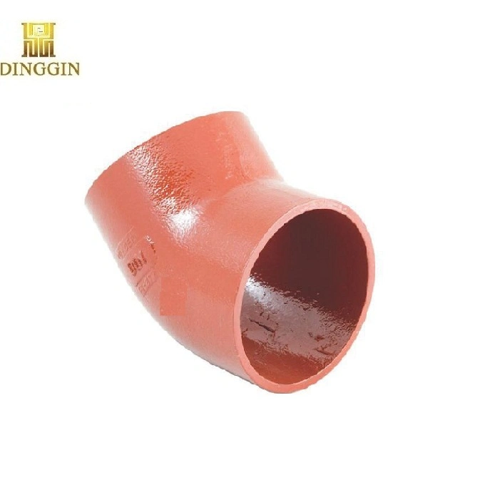 Sml Red Epoxy Painted Cast Iron Pipe Fittings En877 for Water Drainage