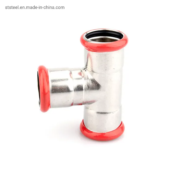 45° Elbow V Profile Copper Press Fitting (M001) Copper Pipe for Water and Gas 