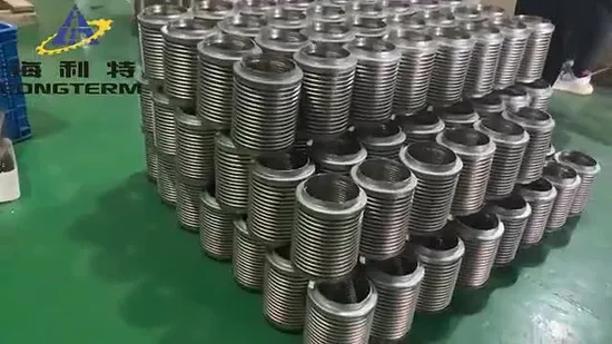 Inner Interlock Outer Braid Stainless Steel Exhaust Flexible Pipe/Bellow 