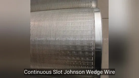 Wedge Wire Sand Control Screen Pipe 12