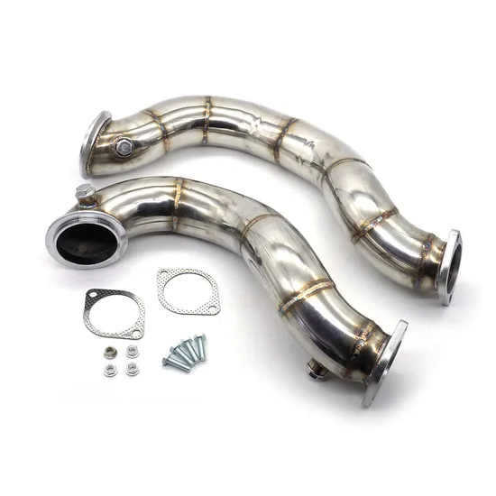 Car 3′′ N54 Downpipe Exhaust Pipe Fits for BMW 135I 335xi E82 E90 E91 E92 E93 3.0t 07