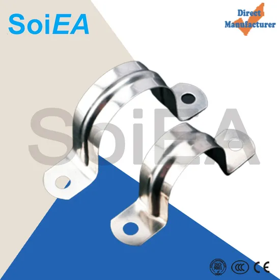 Bicycle Saddle Clamp Square Tube Clamps Stainless Lean Pipe Press for Light Bar PVC Pipes Bracket Cast Iron Inch 3/4 Aluminium 