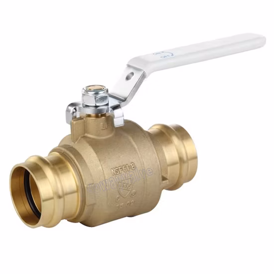 Lead Free Brass Press Ball Valve High Quality
