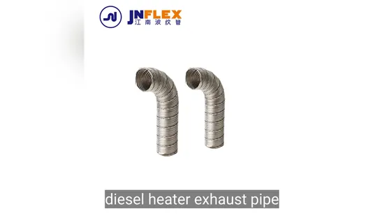 Durable Exhaust Pipe Tube for Diesel Parking Heater Accessories 2 Layer Stainless Steel Air Heater Exhaust Pipe 