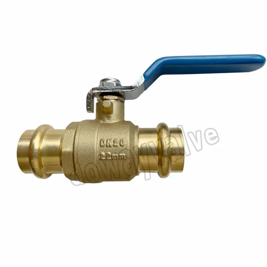 High Quality Brass M Type Press Fit Ball Valve 
