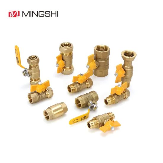 Ball Valves/Press/Brass/Coulping Valve /Gas/ Without Nickel Plated with CE/Aenor/Skz 