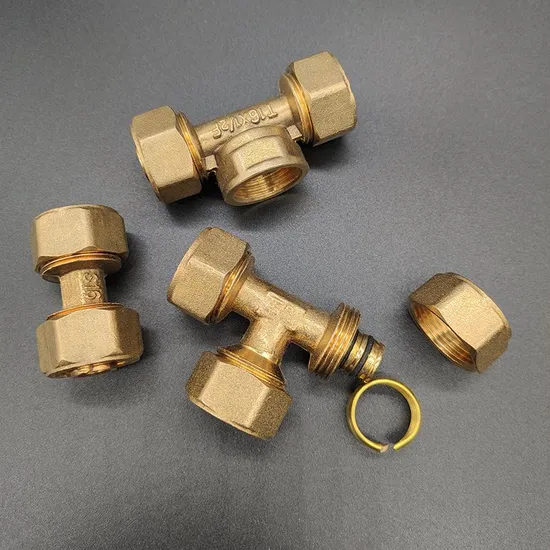 Factory Customization Plumbing Pipe Copper V Profile Press Fittings 