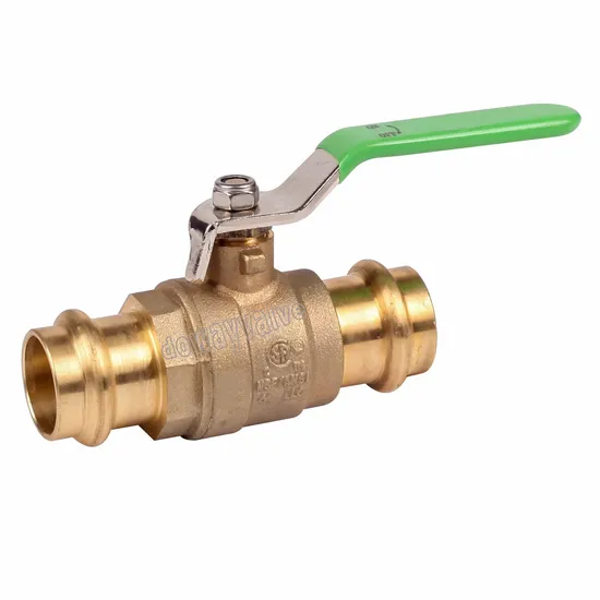 Lead Free Brass Press Ball Valve High Quality 